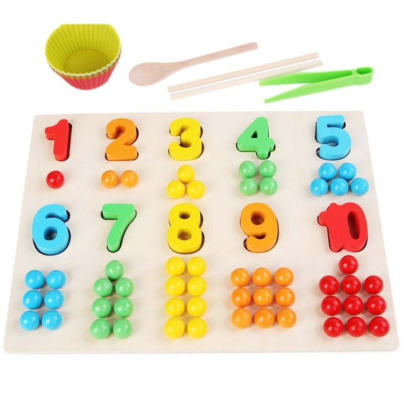 Children's Wooden Beads Board Toy